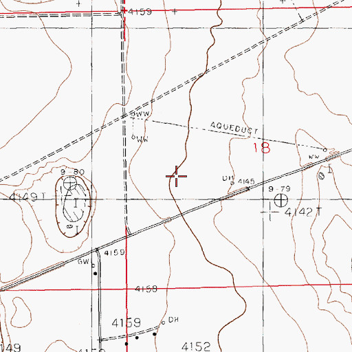 Topographic Map of 12858 Water Well, NM