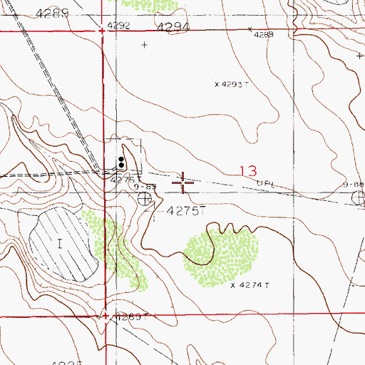 Topographic Map of 11054 Water Well, NM