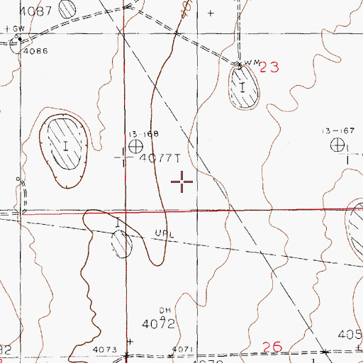 Topographic Map of 13310 Water Well, NM