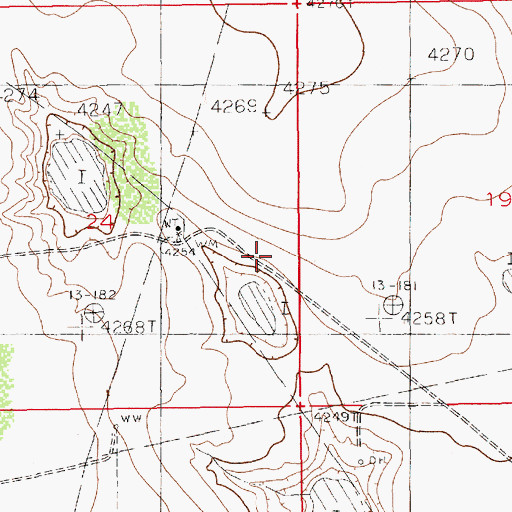 Topographic Map of 11058 Water Well, NM