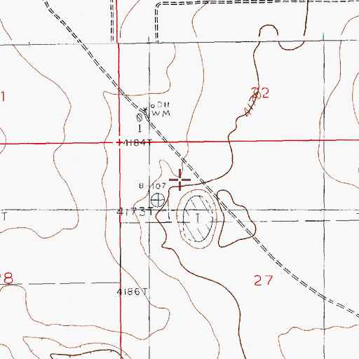 Topographic Map of 13325 Water Well, NM