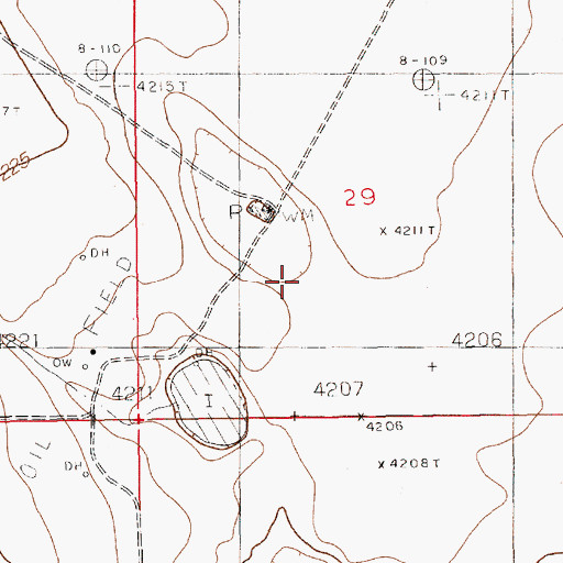 Topographic Map of 12394 Water Well, NM