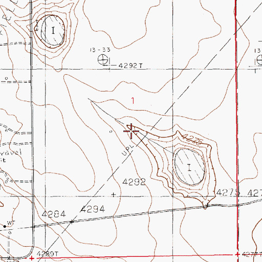 Topographic Map of 11047 Water Well, NM