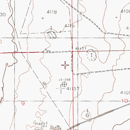Topographic Map of 11088 Water Well, NM