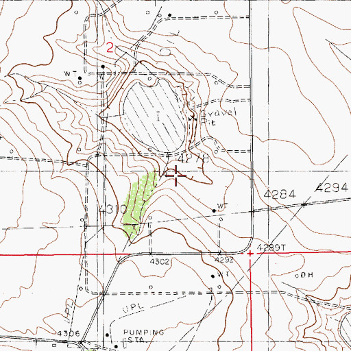 Topographic Map of 11049 Water Well, NM