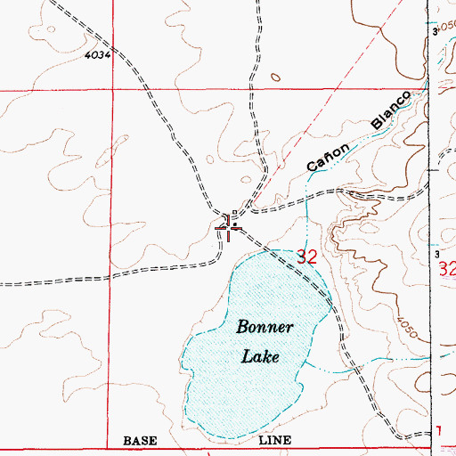 Topographic Map of 10116 Water Well, NM