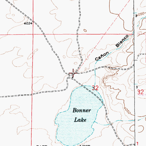 Topographic Map of 10115 Water Well, NM