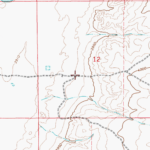 Topographic Map of 10103 Water Well, NM