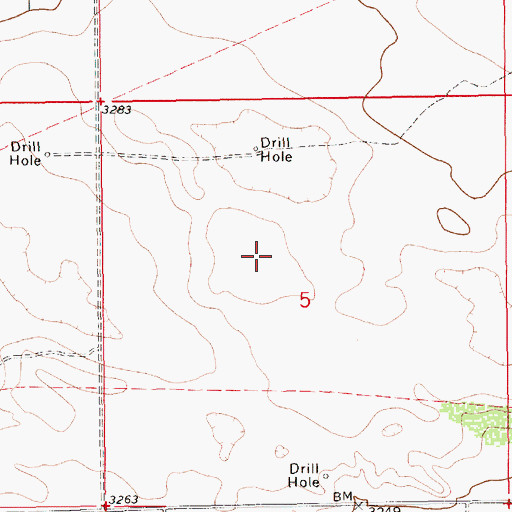 Topographic Map of 08039 Water Well, NM