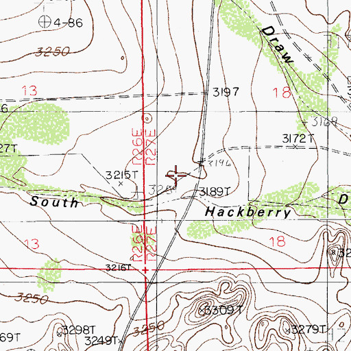 Topographic Map of 20075 Water Well, NM