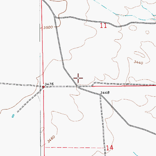 Topographic Map of 06614 Water Well, NM