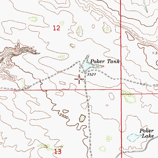 Topographic Map of 07046 Water Well, NM