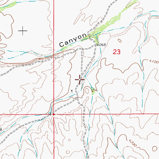 Topographic Map of 20103 Water Well, NM