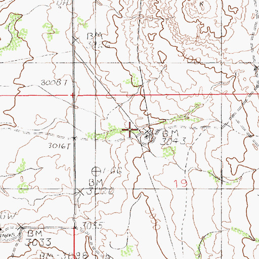 Topographic Map of 05116 Water Well, NM