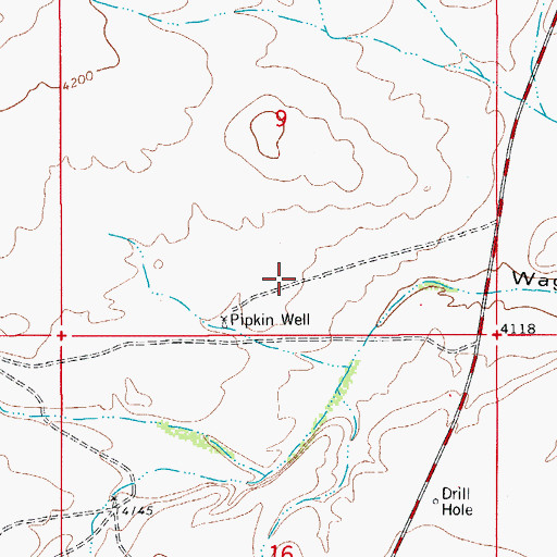 Topographic Map of 20098 Water Well, NM