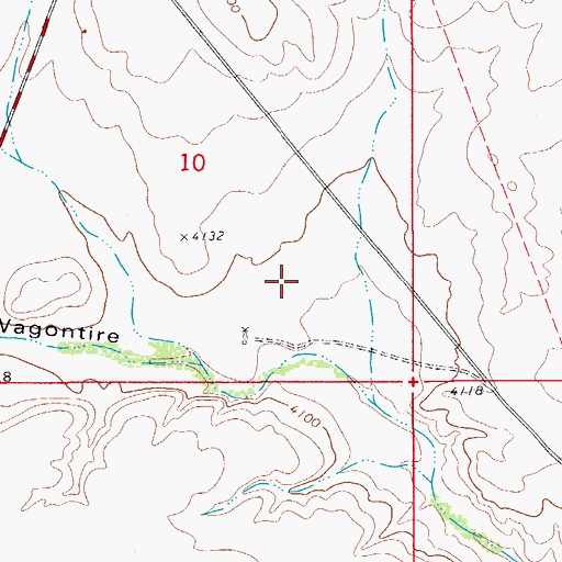 Topographic Map of 20099 Water Well, NM