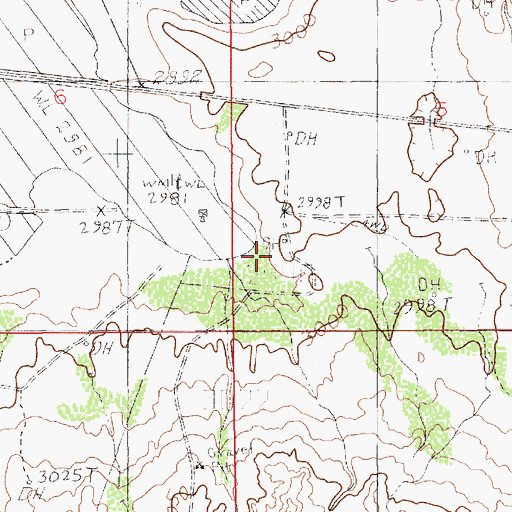 Topographic Map of 20002 Water Well, NM