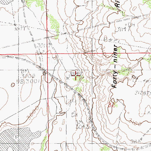 Topographic Map of 06681 Water Well, NM