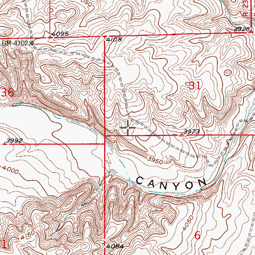 Topographic Map of 07006 Water Well, NM