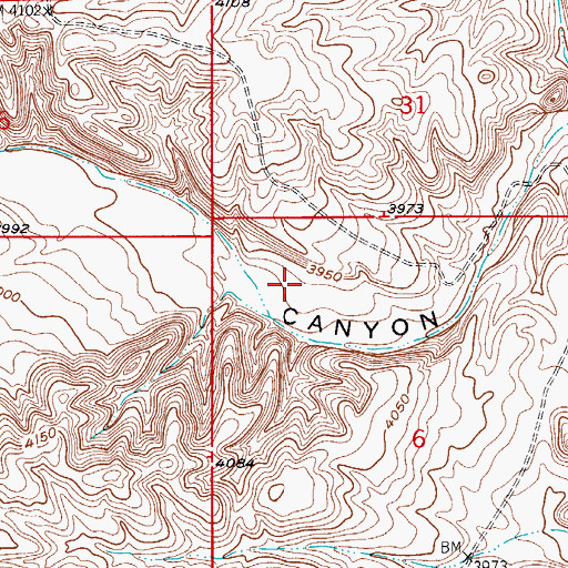 Topographic Map of 07007 Water Well, NM