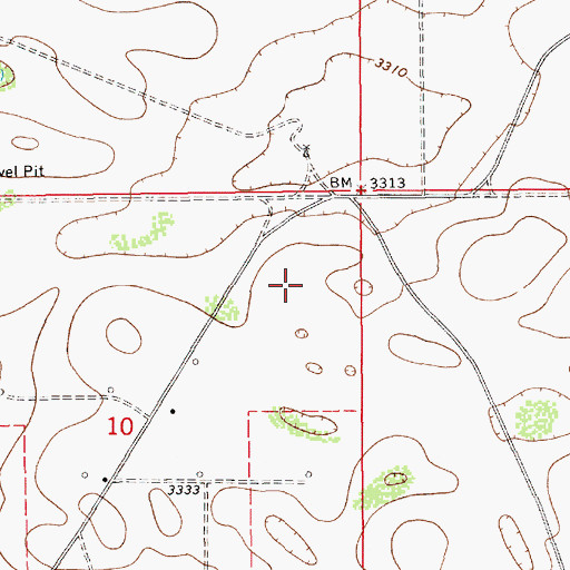 Topographic Map of 12950 Water Well, NM