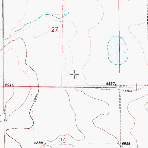 Topographic Map of Cunico Weather Station, NM