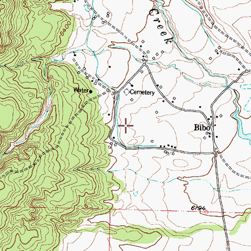 Topographic Map of Cebolletita, NM