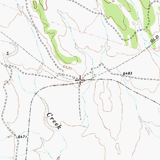 Topographic Map of Preston (historical), NM