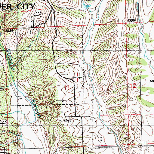 Topographic Map of Francis McGray Gallery, NM