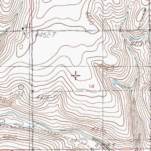 Topographic Map of Curry County, NM