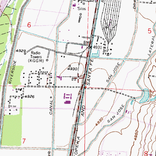 Topographic Map of R and S Water Well, NM
