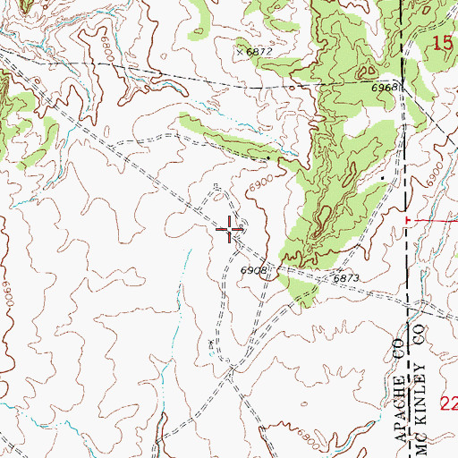 Topographic Map of W R S Water Well, NM