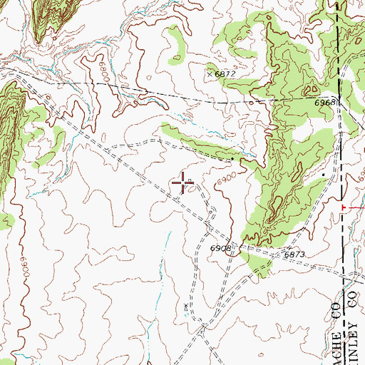 Topographic Map of W R 7 Water Well, NM