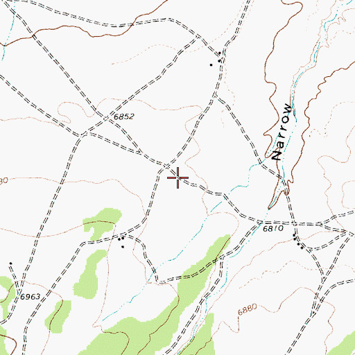 Topographic Map of NR 105.034X0150 Water Well, NM