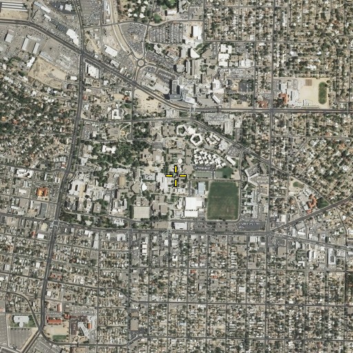 Aerial/Satellite Image of Human Resources Building, NM