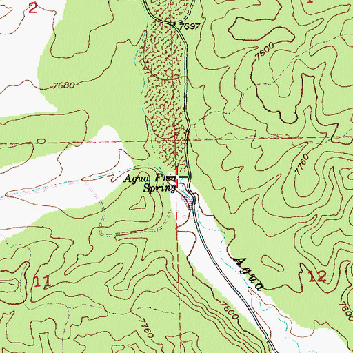 Topographic Map of Old Fort Wingate-Zuni Wagon Road Historic Site, NM