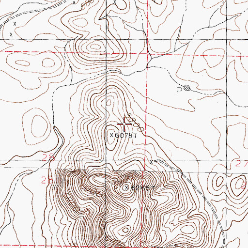 Topographic Map of Tom Eby Storage Building Historic Site, NM