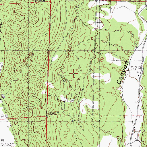 Topographic Map of Acklin Store Historic Site, NM
