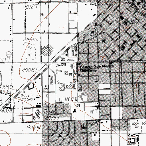 Topographic Map of Technology Lab, NM