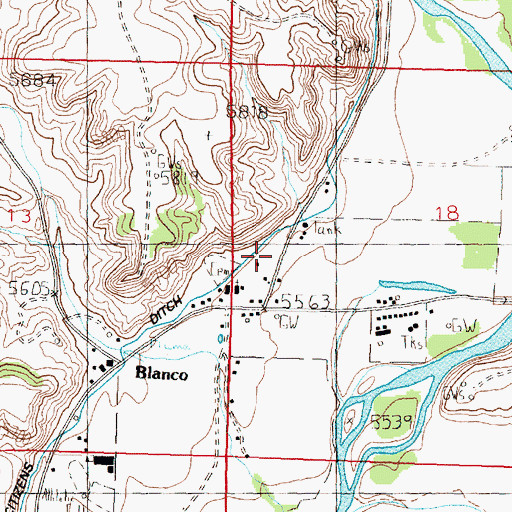 Topographic Map of Gould Pass Historic Site, NM