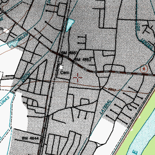 Topographic Map of Ann Parish Elementary School, NM