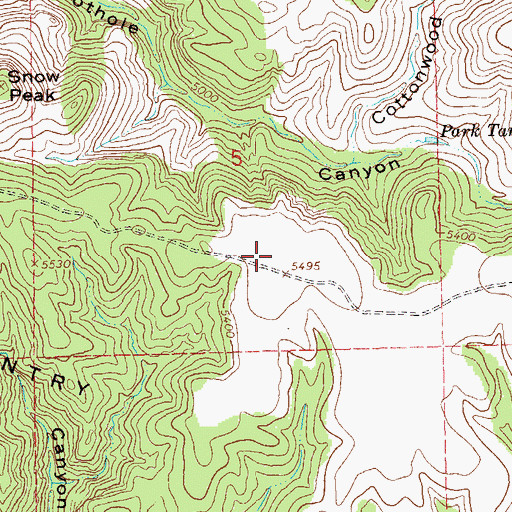 Topographic Map of Antelope Flat, NM