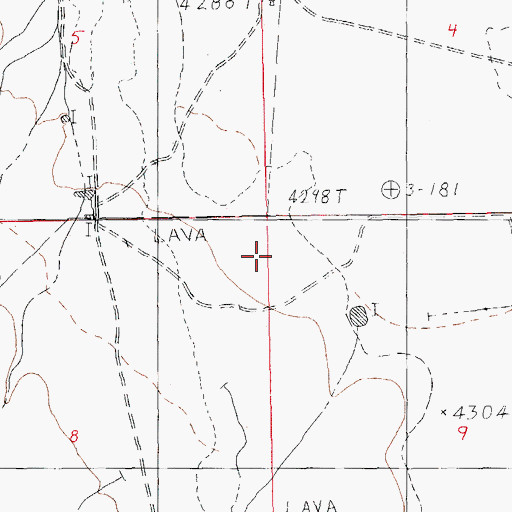 Topographic Map of Robinson Ranch (historical), NM