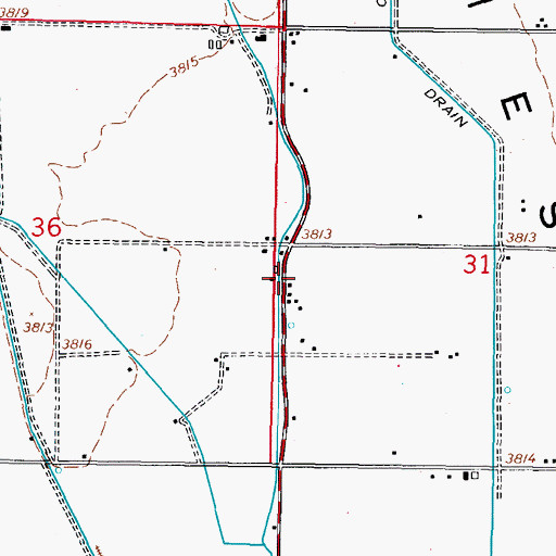 Topographic Map of Liberty School (historical), NM