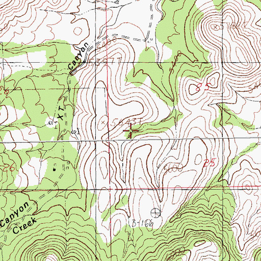 Topographic Map of Old Maddox School (historical), NM