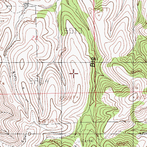 Topographic Map of Gibson Place (historical), NM