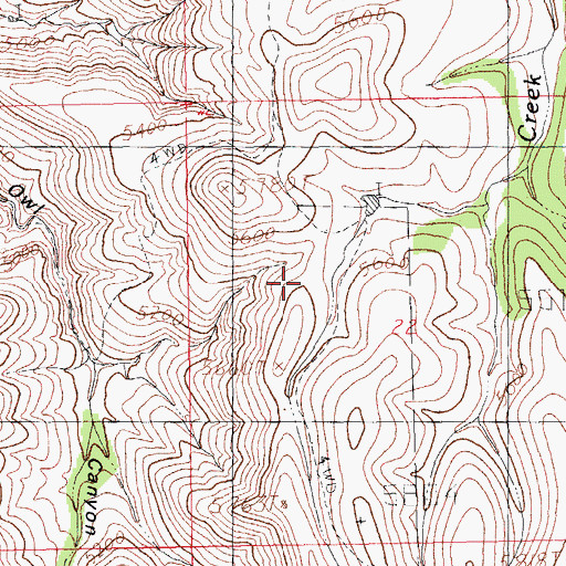 Topographic Map of Jim Robinson Ranch (historical), NM