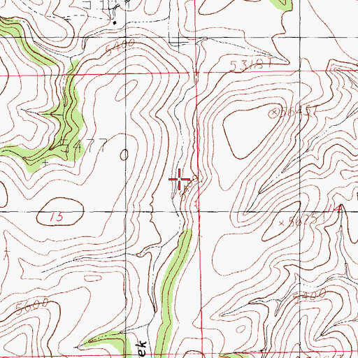 Topographic Map of Tase Golman (historical), NM