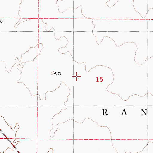Topographic Map of Black Lake Ranch (historical), NM