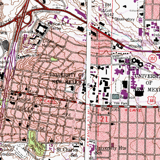 Topographic Map of Pi Kappa Alpha Estufa Historic Site, NM